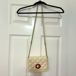 Kate Spade Cream Quilted Shoulder Bag